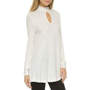 Free People Banana Ribbed Tunic - Small